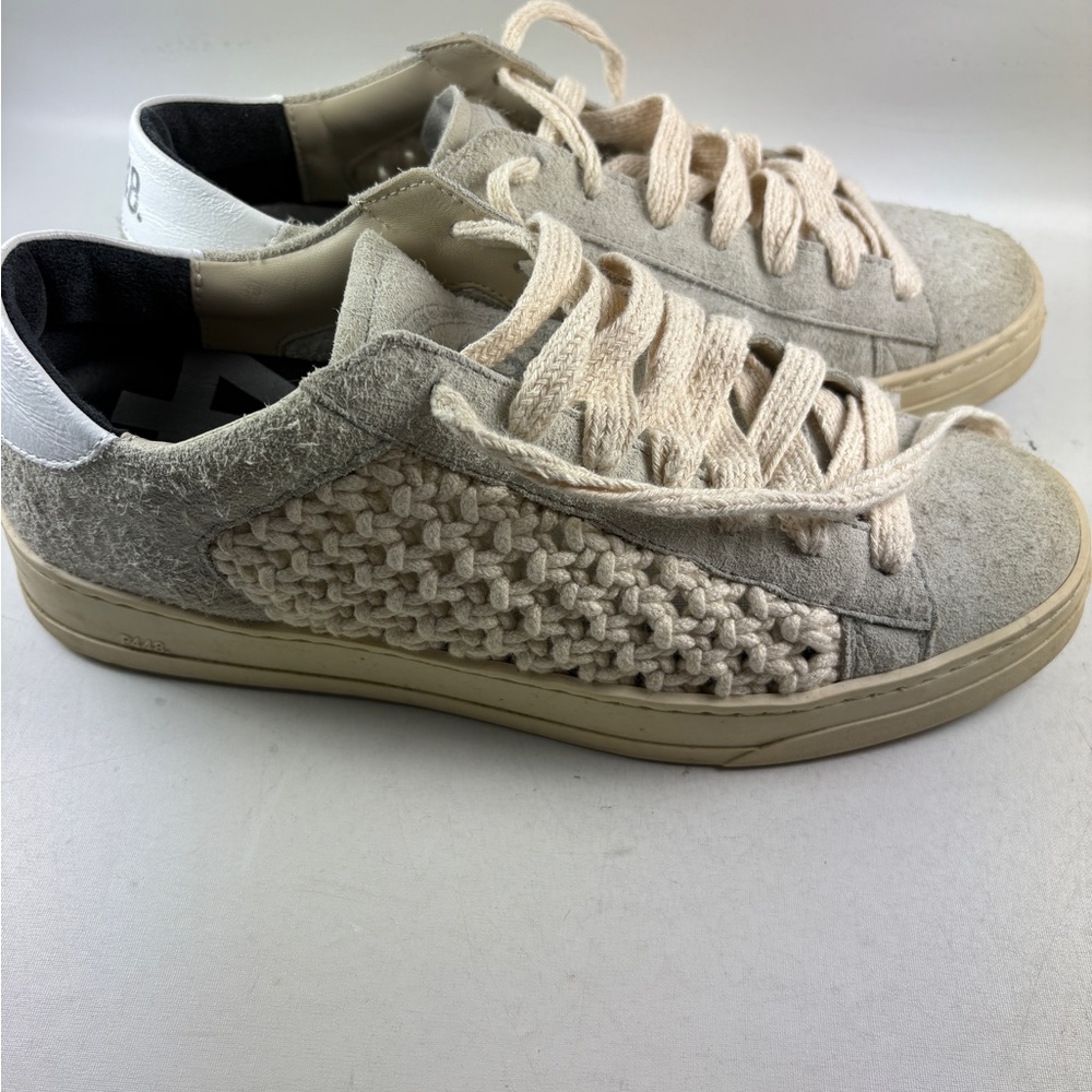 P448 Jack Macrame/ecru sneakers sz EU 39